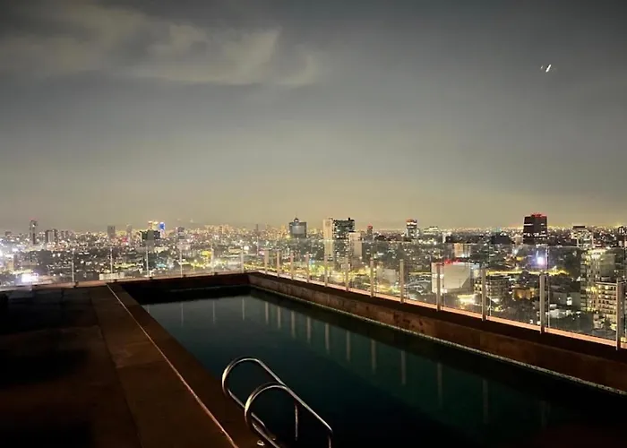 Luxury Panoramic Sky Pool, Gym & Grill - Portal Sa México DF